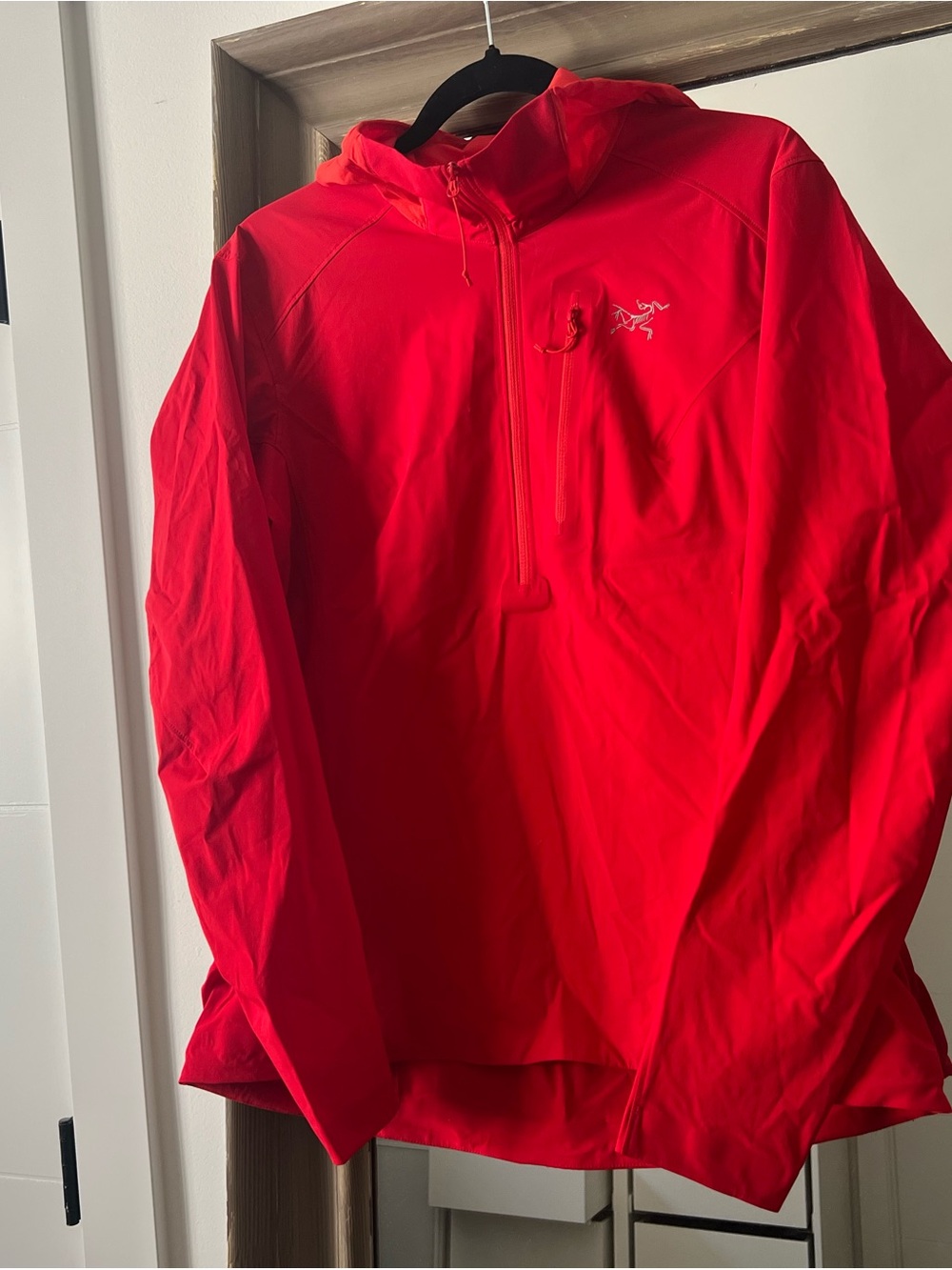 Arc'teryx Red Hooded Zip Jacket